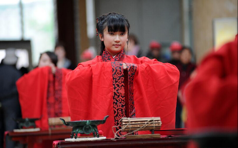 В Сиане прошел обряд инициации для женщин в традициях династии Хань