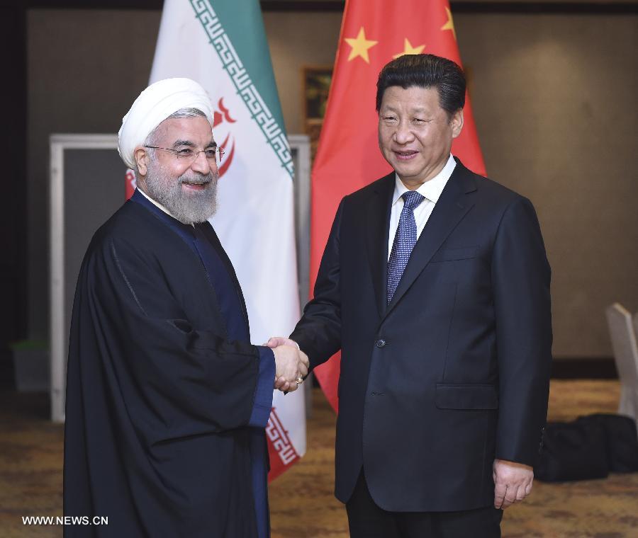 Си Цзиньпин встретился с президентом Ирана Хасаном Роухани