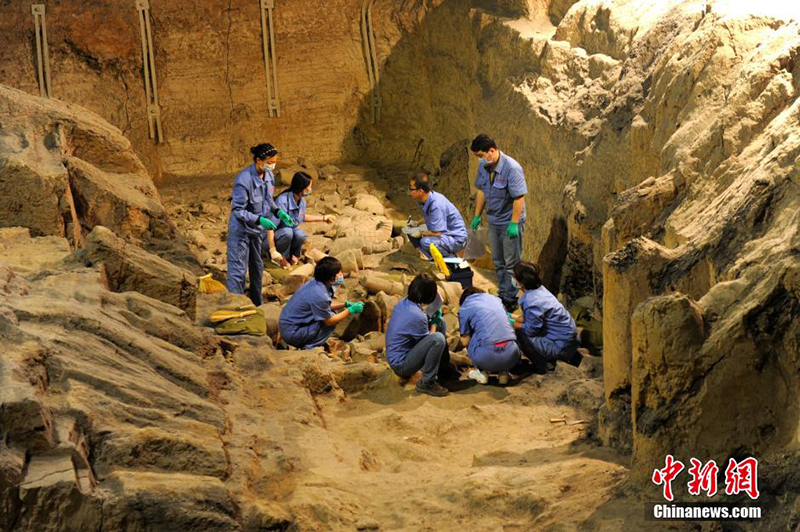 Стартовали раскопки второй ямы мавзолея Цинь Шихуана