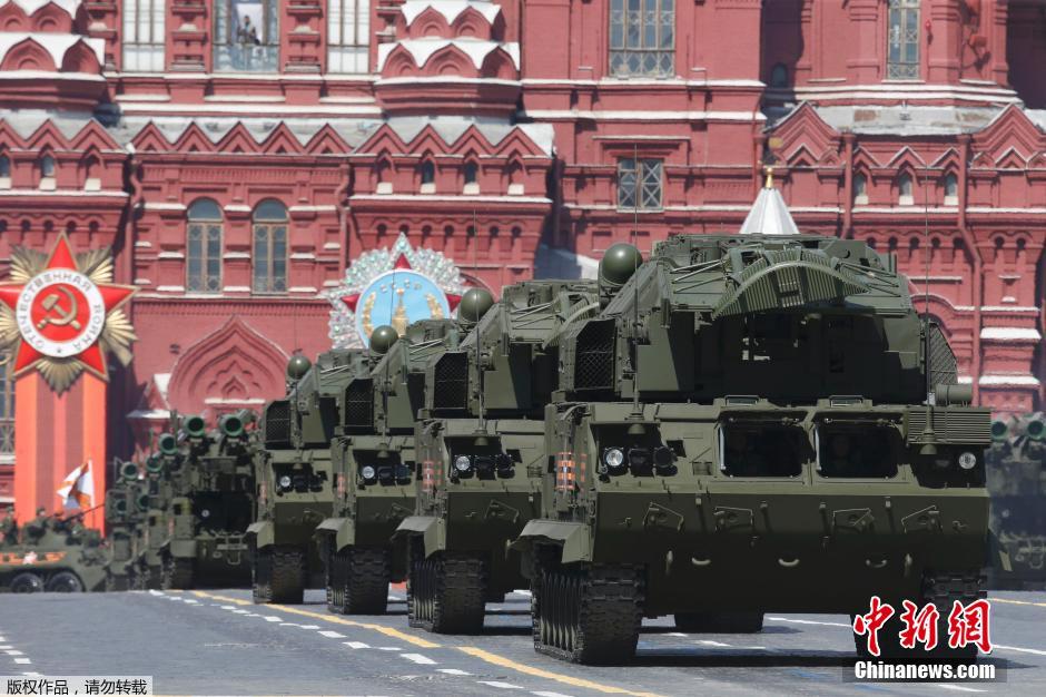 Военная техника, представленная на параде Победы на Красной площади Москвы
