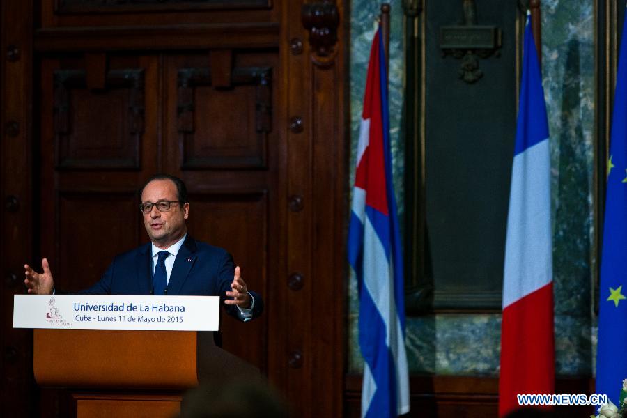 Президент Франции прибыл на Кубу с визитом