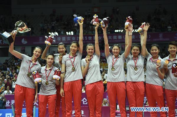 Китайская сборная по волейболу стала чемпионом первого этапа мирового Гран-при среди женщин