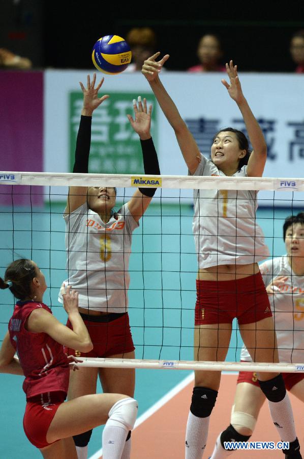 Китайская сборная по волейболу стала чемпионом первого этапа мирового Гран-при среди женщин