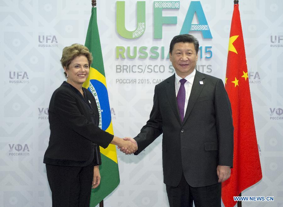 Си Цзиньпин встретился с президентом Бразилии Д. Роуссефф