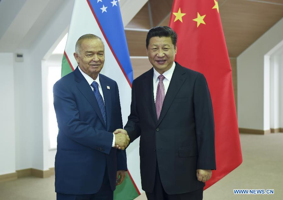 Состоялась встреча Си Цзиньпина с президентом Узбекистана Исламом Каримовым