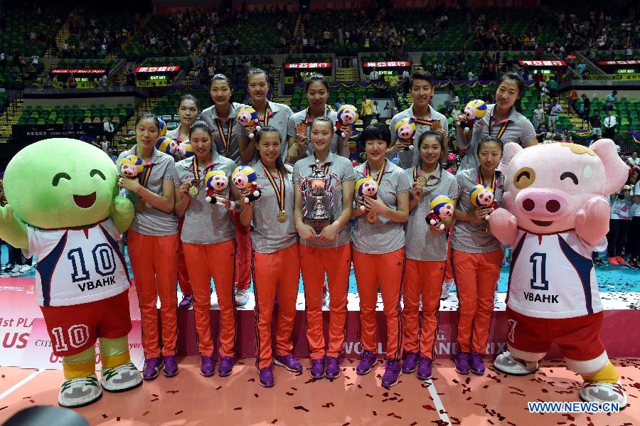 Китаянки на сянганском этапе мирового Гран-при по волейболу-2015 стали чемпионом