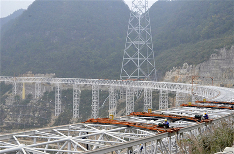 В Китае строится самый большой в мире радиотелескоп с пятисотметровой апертурой