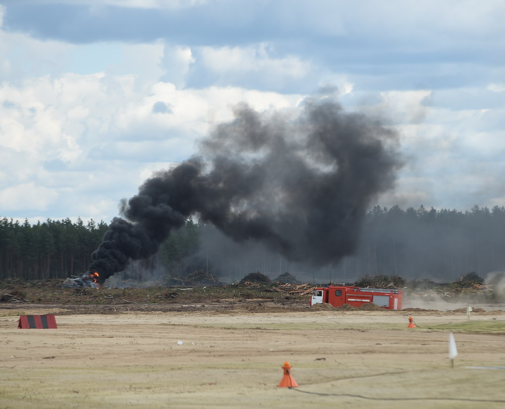 Минобороны: вертолет Ми-28 упал, выполняя программу высшего пилотажа