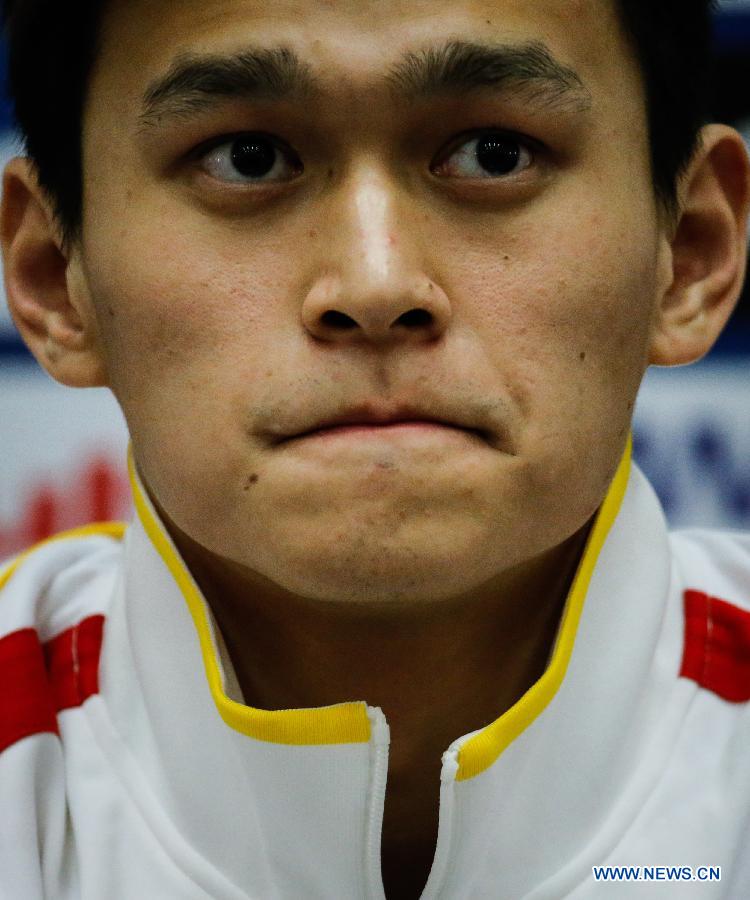 Китайский пловец Сунь Ян отказался от участия в финальном заплыве чемпионата мира на дистанции 1500 метров вольным стилем