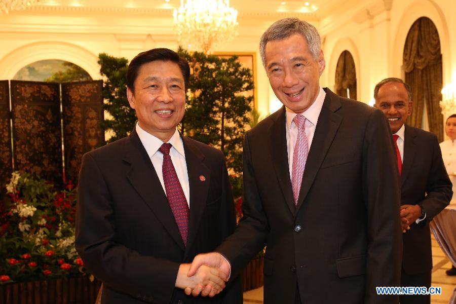 Вице-председатель КНР Ли Юаньчао присутствовал на торжествах по случаю 50-летия создания Сингапура