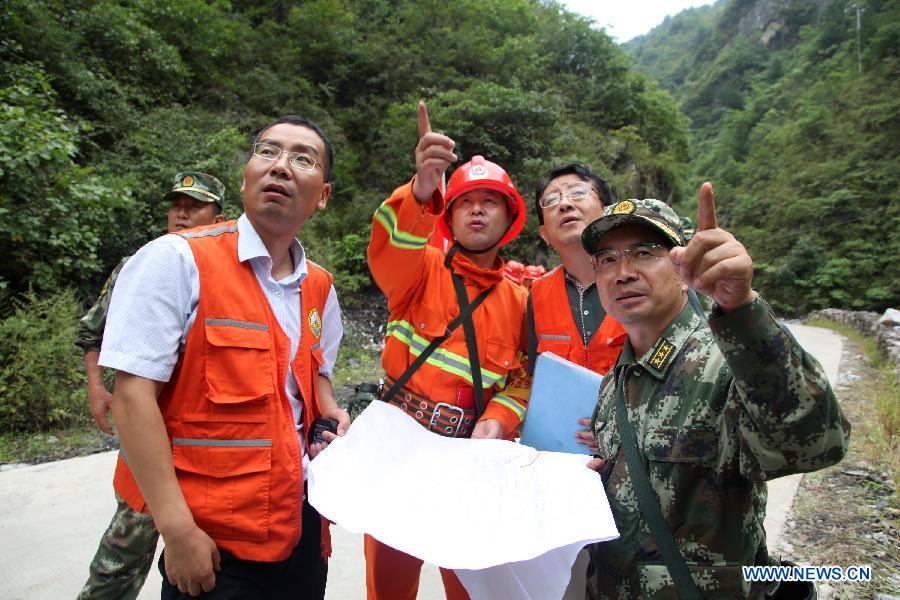 Количество пропавших без вести после горного оползня в провинции Шэньси возросло до свыше 60 человек