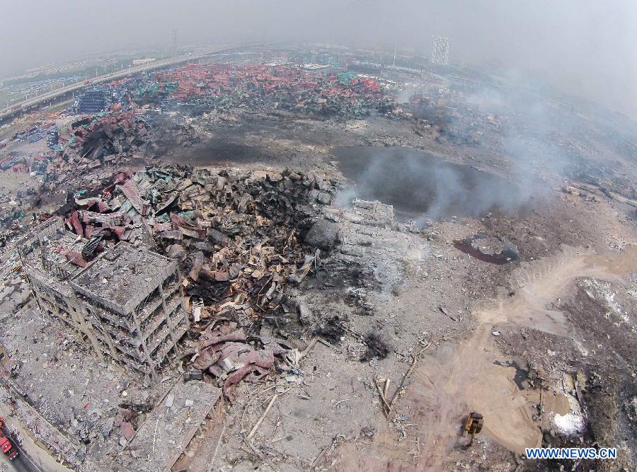 Количество жертв взрывов в Тяньцзине возросло до 112