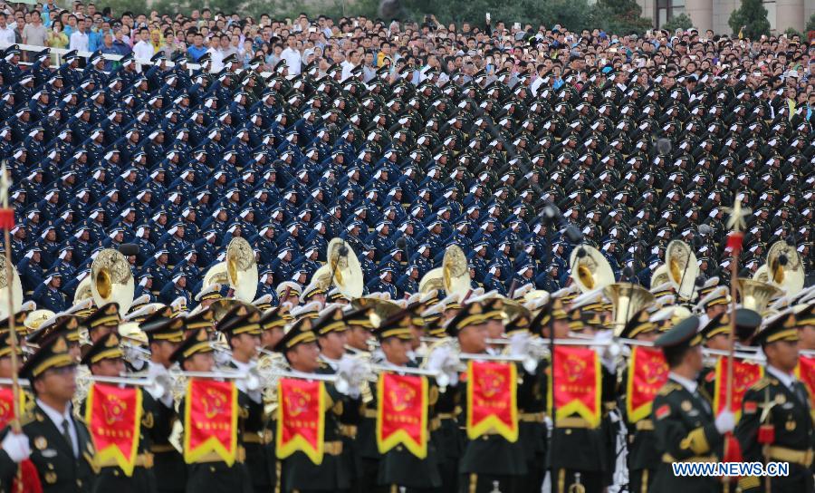 В Китае прошла репетиция парада Победы