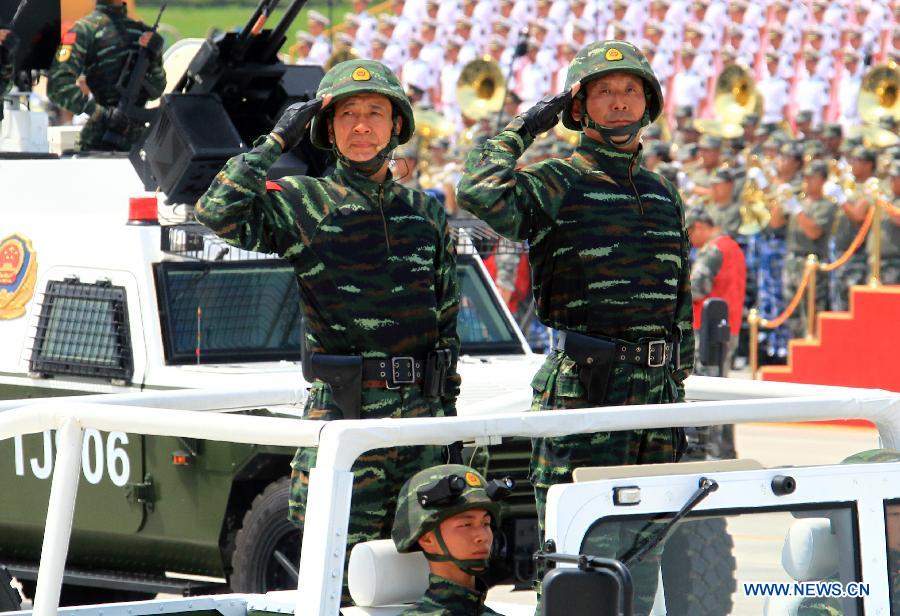 Контртеррористический спецназ Китая примет участие в Параде Победы