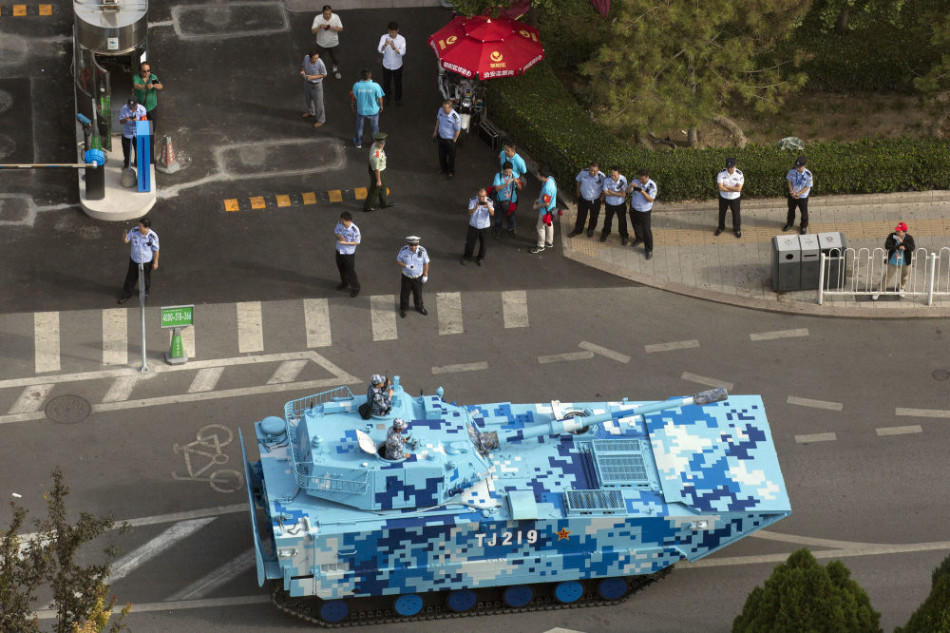 Фотографии с подготовки к Параду 3 сентября в Пекине