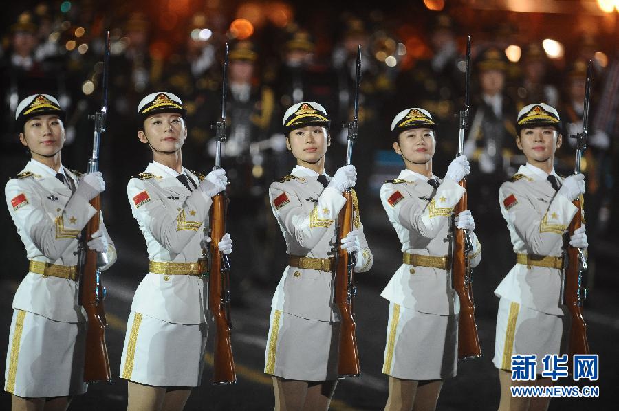 Женщины-военнослужащие НОАК приняли участие в фестивале «Спасская башни»