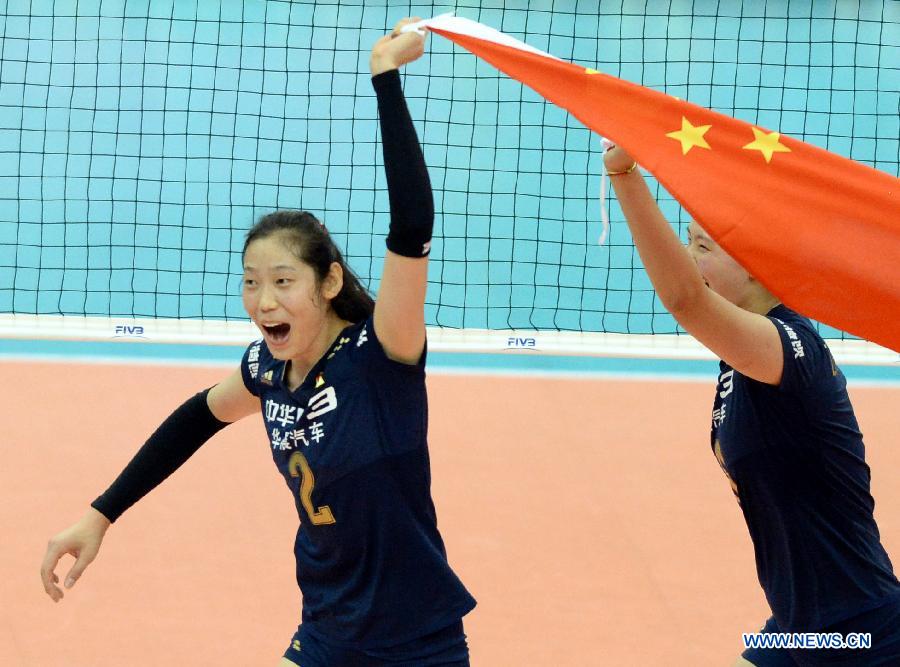 Женская сборная Китая по волейболу выиграла Кубок мира в Нагое