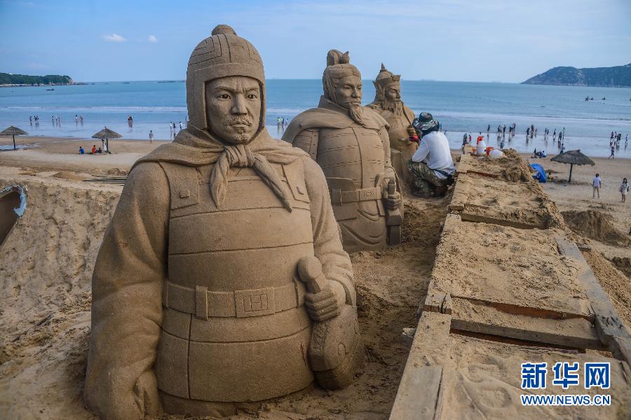 Международная выставка фигур из Песка «Один песок, один мир» скоро откроется в Китае