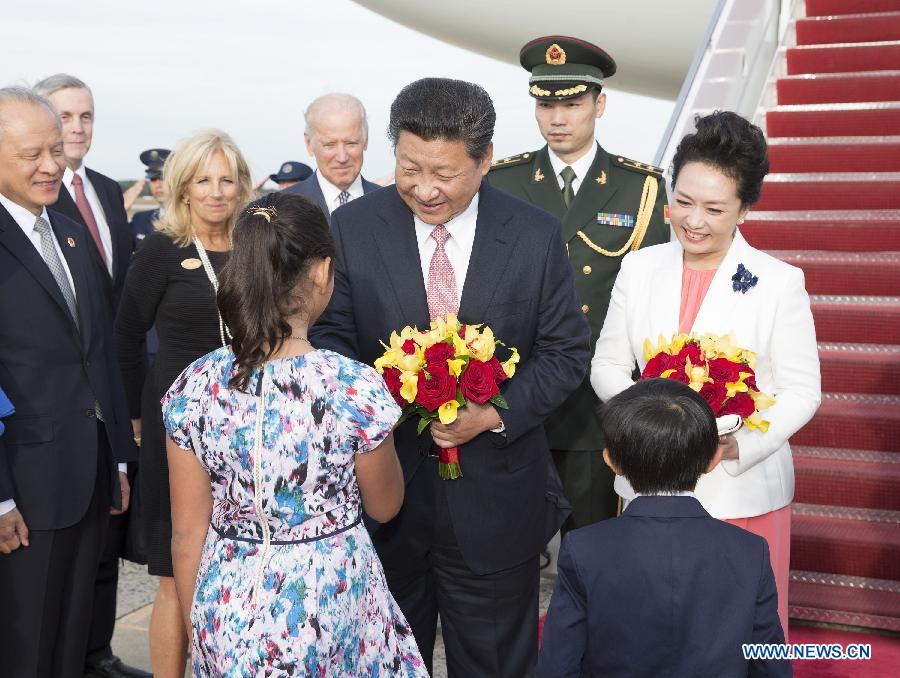 Председатель КНР Си Цзиньпин прибыл в Вашингтон, продолжая государственный визит в США