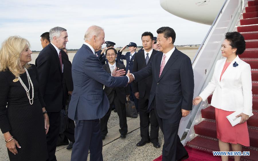 Председатель КНР Си Цзиньпин прибыл в Вашингтон, продолжая государственный визит в США