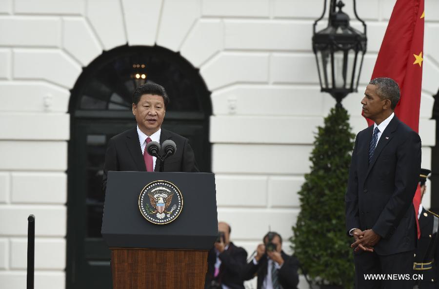 Си Цзиньпин и Б.Обама проводят переговоры в Белом доме