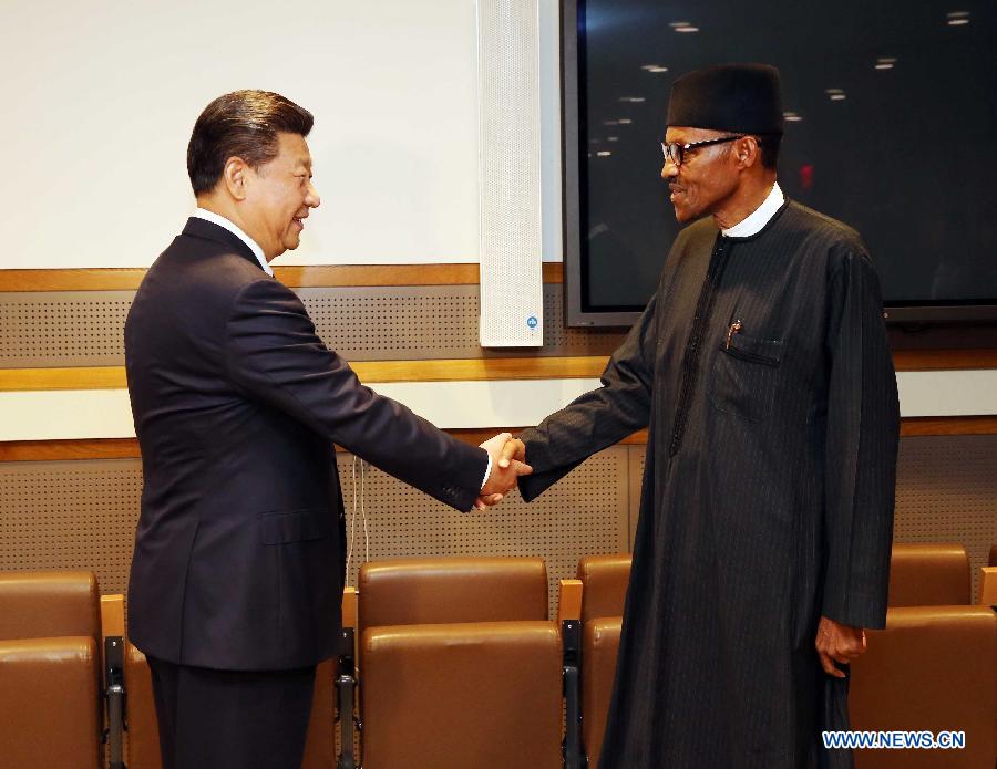 Си Цзиньпин провел встречу с президентом Нигерии М. Бухари