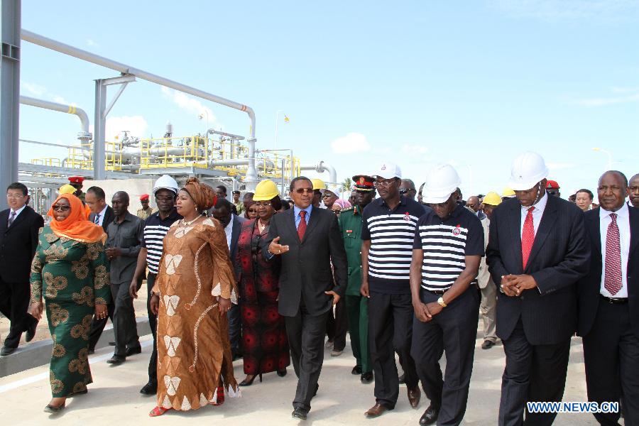 Китайская компания запустила в Танзании газоперерабатывающий завод