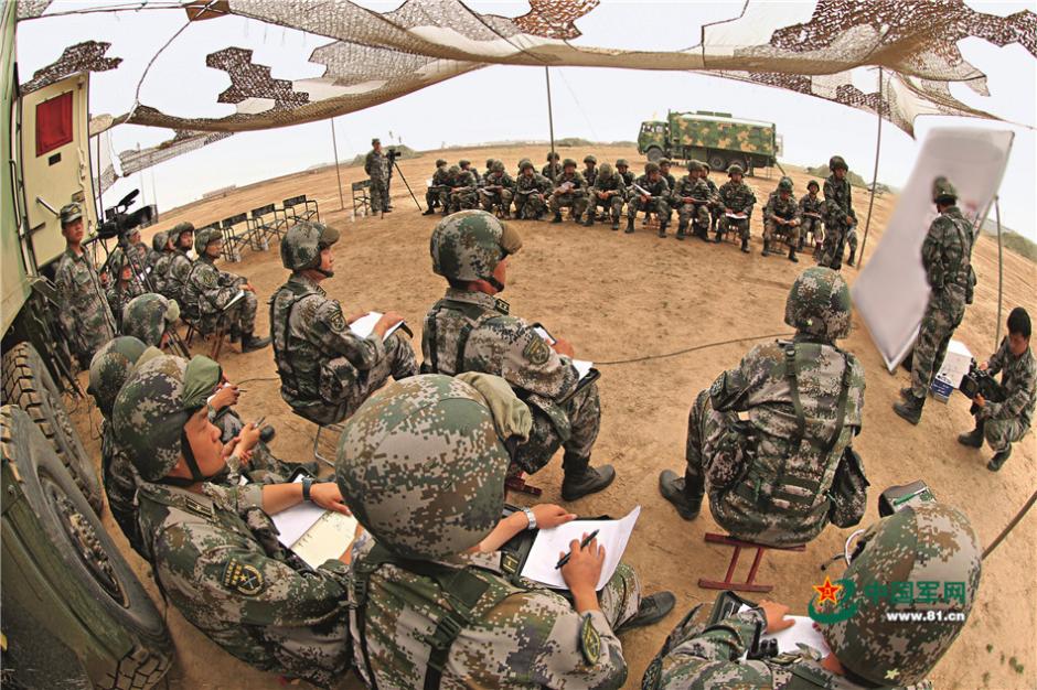 Бригада 26-ой армейской группы НОАК провела учения