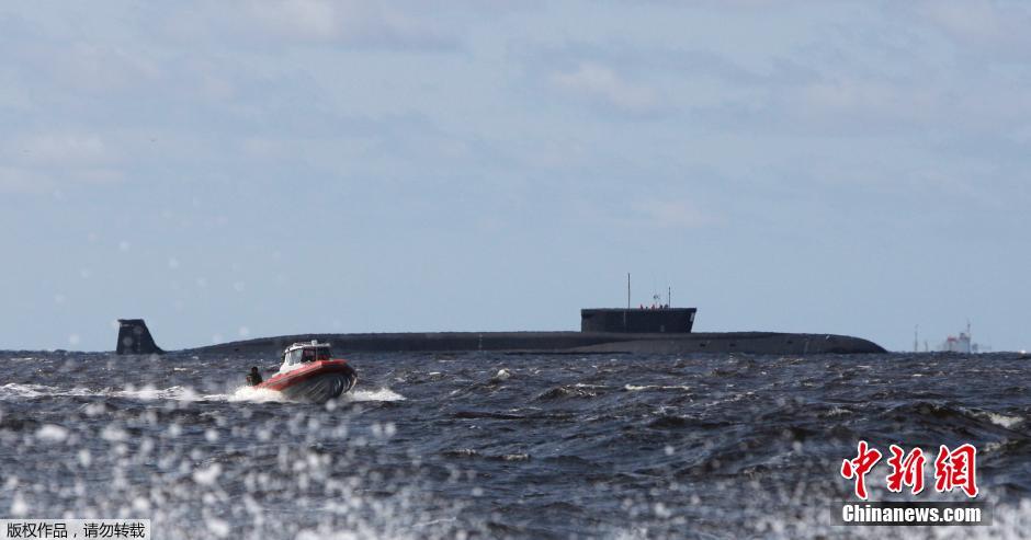 Первая российская атомная подводная лодка «Юрий Долгорукий» типа «Борей».