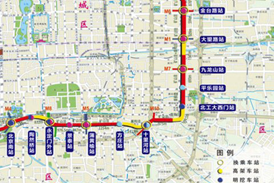 В конце года в Пекине сдадут в пробную эксплуатацию две новые ветки метро