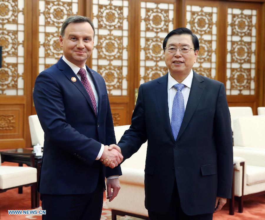 Чжан Дэцзян встретился с президентом Польши