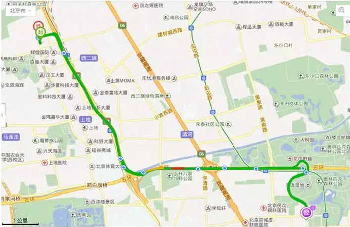 В Пекине впервые прошли дорожные испытания беспилотного автомобиля разработки компании "Байду"