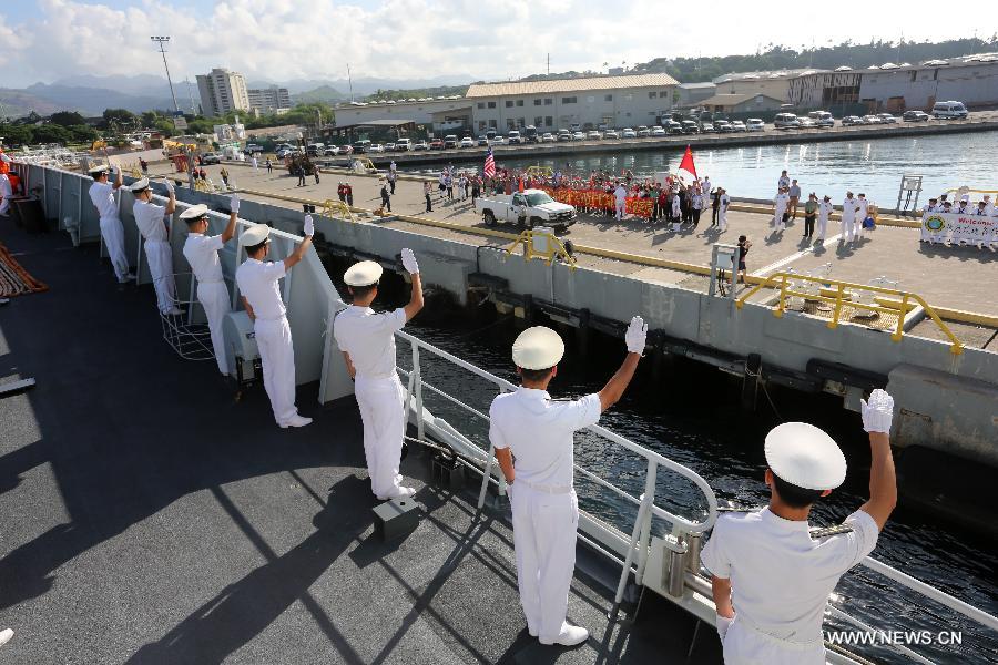 Корабли ВМС Китая прибыли на Гавайи с визитом в США