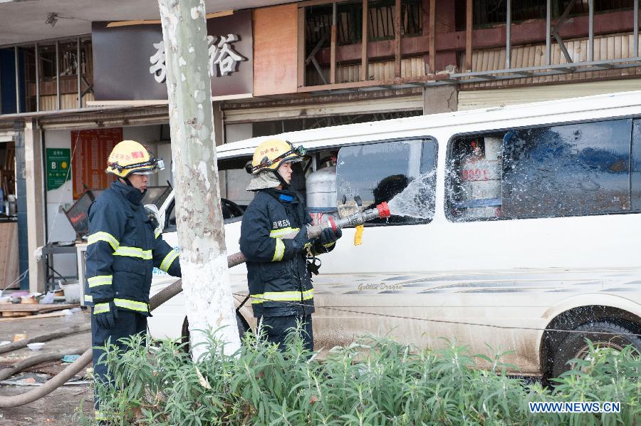 21 человек получил травмы в результате взрыва газа в ресторане на юго-западе Китая