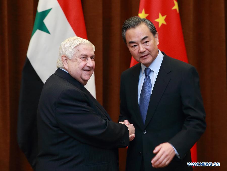 24 декабря в Пекине министр иностранных дел КНР Ван И провел переговоры с вице- премьером, министром иностранных дел Сирии Валидом аль-Муаллемом.