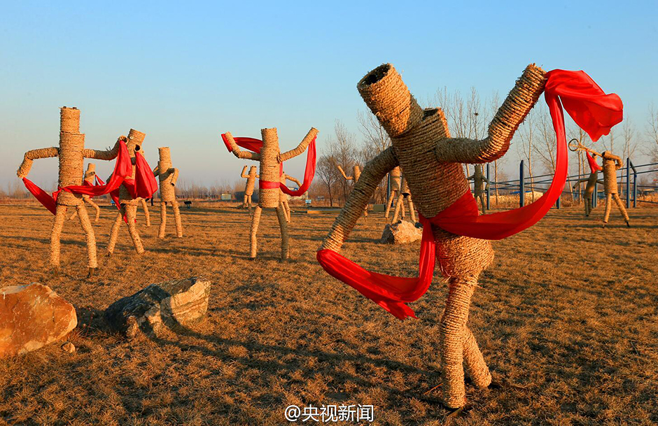В китайском городе Паньцзинь состоялся Фестиваль соломы