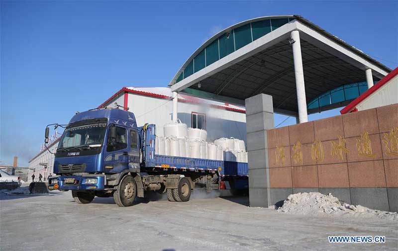 Объем грузовых экспорта и импорта через КПП Хэйхэ на китайско-российской границе возрос на 12,5 проц