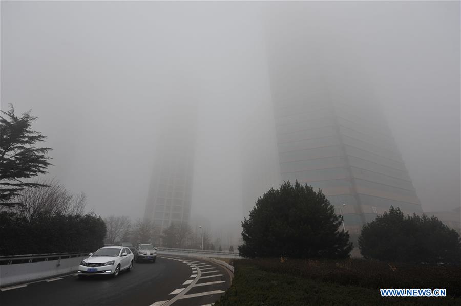Тяжелый смог окутал провинцию Шаньдун