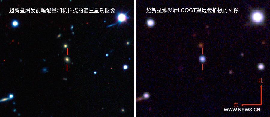 Китайские ученые обнаружили сверхновую звезду, которая в 570 млрд раз ярче Солнца