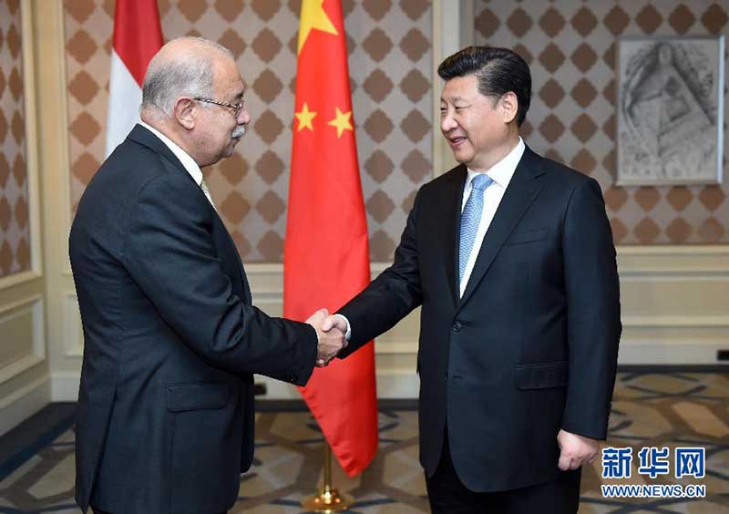 Си Цзиньпин провел встречу с премьер-министром Египта Шерифом Исмаилом