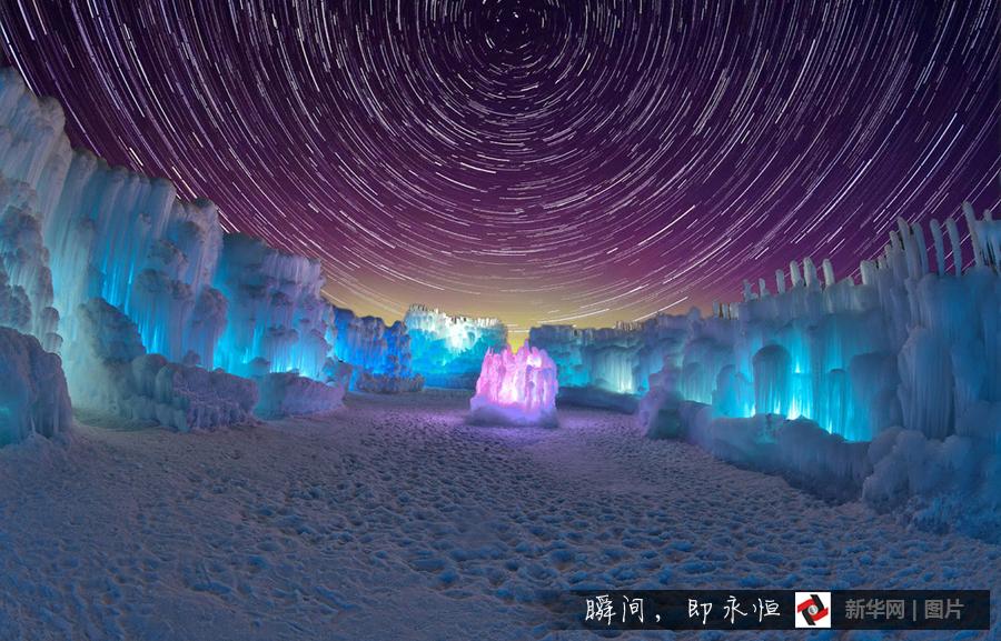 В канадском парке создали замок Эльзы из мультфильма «Холодное сердце»