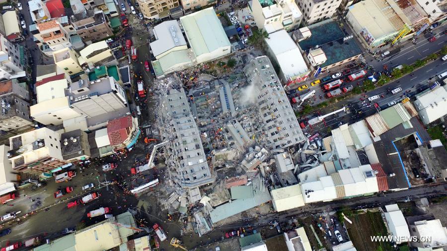 Жертвами землетрясения на юге Тайваня стали 116 человек, спасательная операция завершена