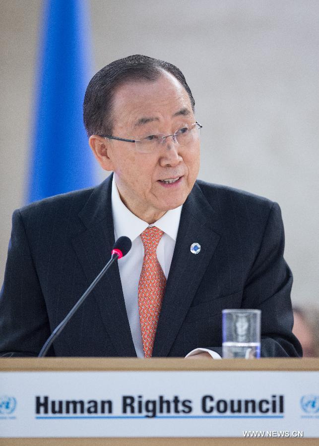 Повестка поступательного развития на период до 2030 года -- важный шаг к соблюдению прав человека -- Пан Ги Мун
