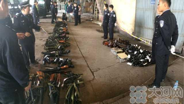 Китайская полиция Чэнчжоу уничтожила 1262 единиц огнестрельного оружия 