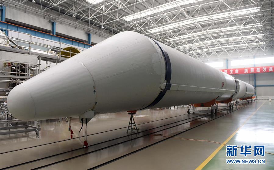 В Китае идет общая сборка ракеты-носителя «Чанчжэн-5»