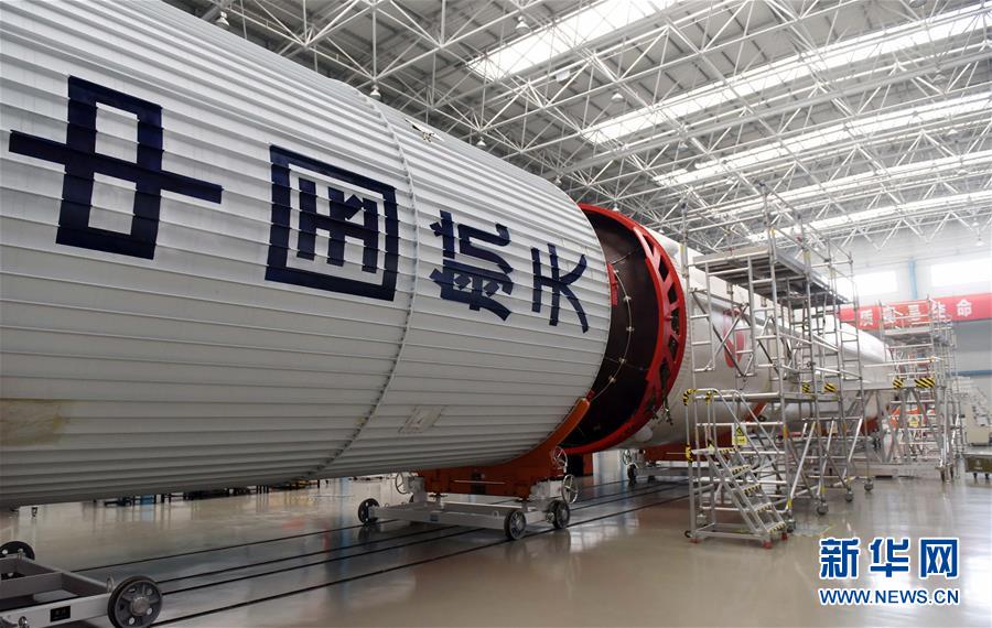В Китае идет общая сборка ракеты-носителя «Чанчжэн-5»