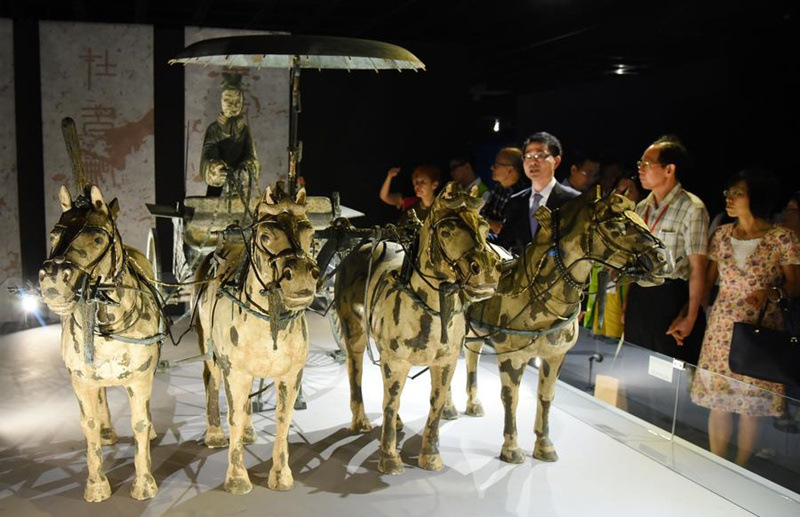 Выставка "Культура Цинь и терракотовая армия" открылась в Тайбэе