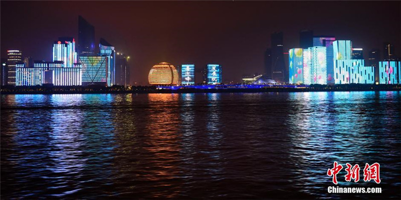 Световое шоу в Ханчжоу в честь саммита G20