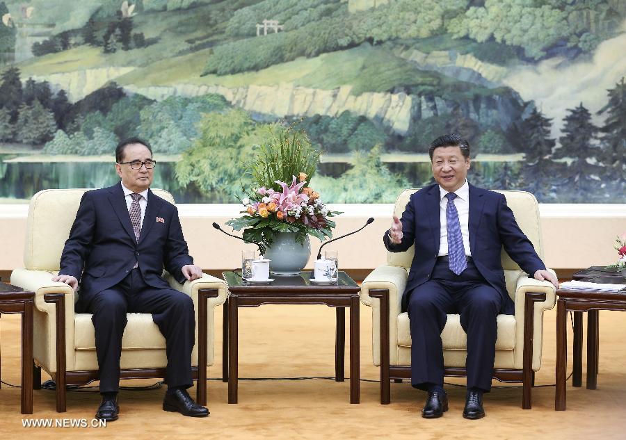 Си Цзиньпин встретился с делегацией из КНДР