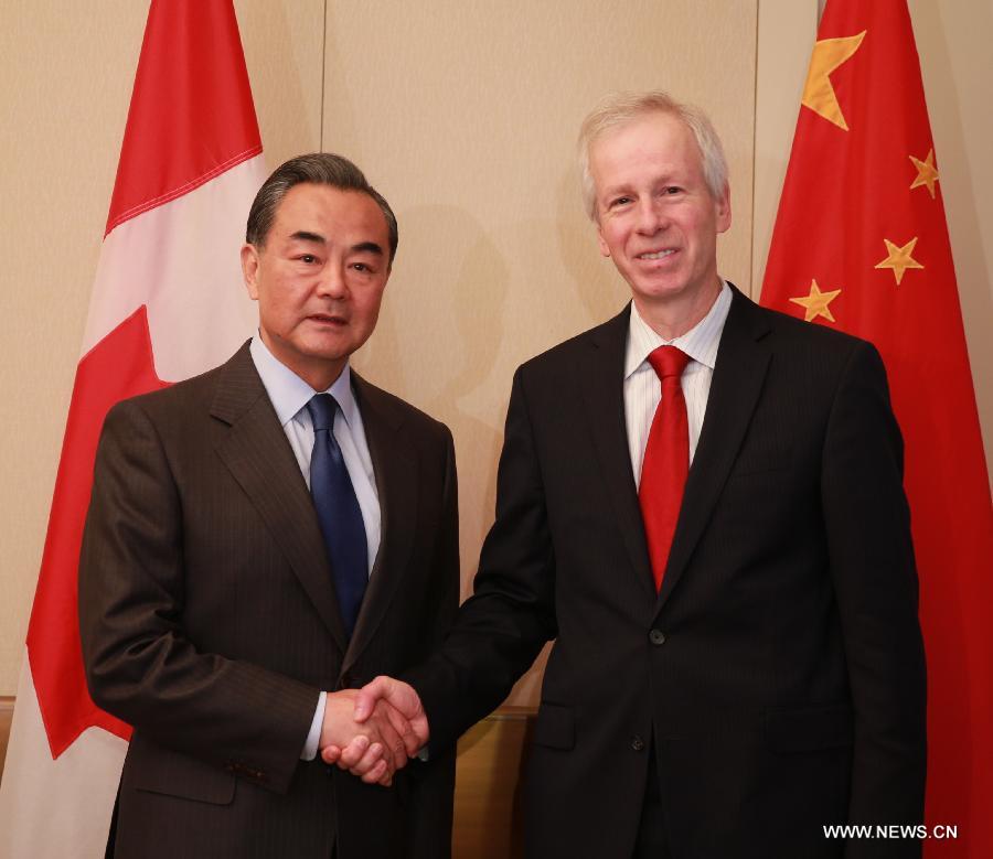 Главы МИД Китая и Канады провели первую ежегодную встречу
